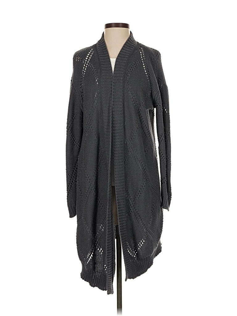 Pre-owned Splendid Cardigan Sweater In Gray