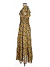 Max Studio 100% Polyester Paisley Yellow Casual Dress Size XXS (estimated) - photo 5