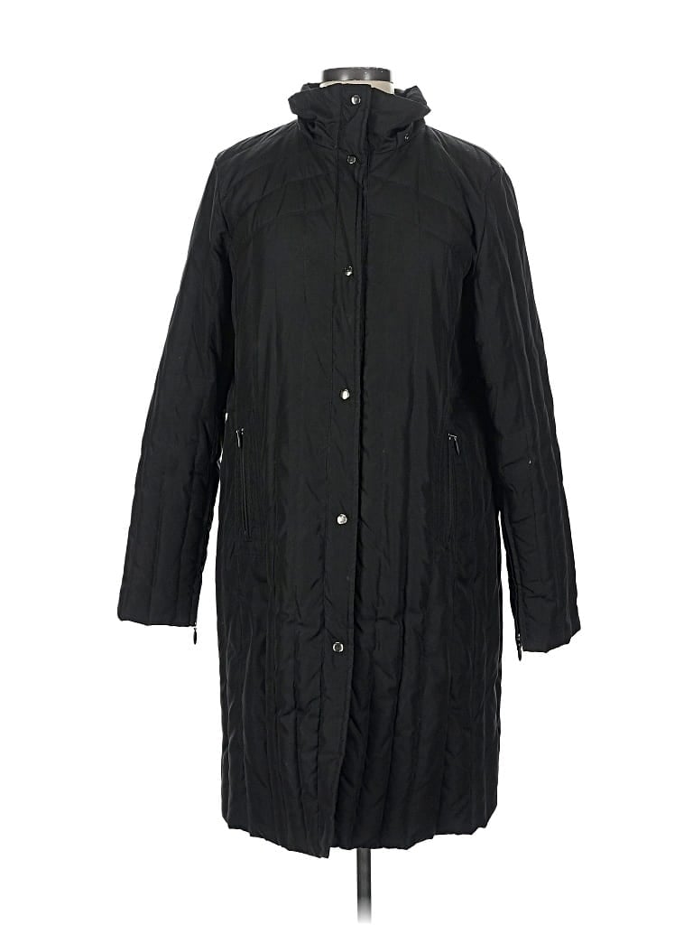 Pre-owned Kenneth Cole Reaction Raincoat In Black