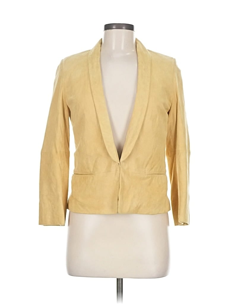 Pre-owned Zadig & Voltaire Blazer Jacket In Gold