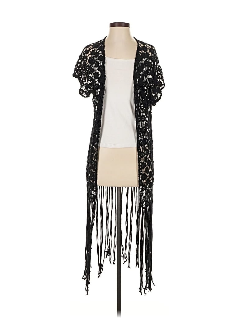 Pre-owned Iris Cardigan Sweater In Black