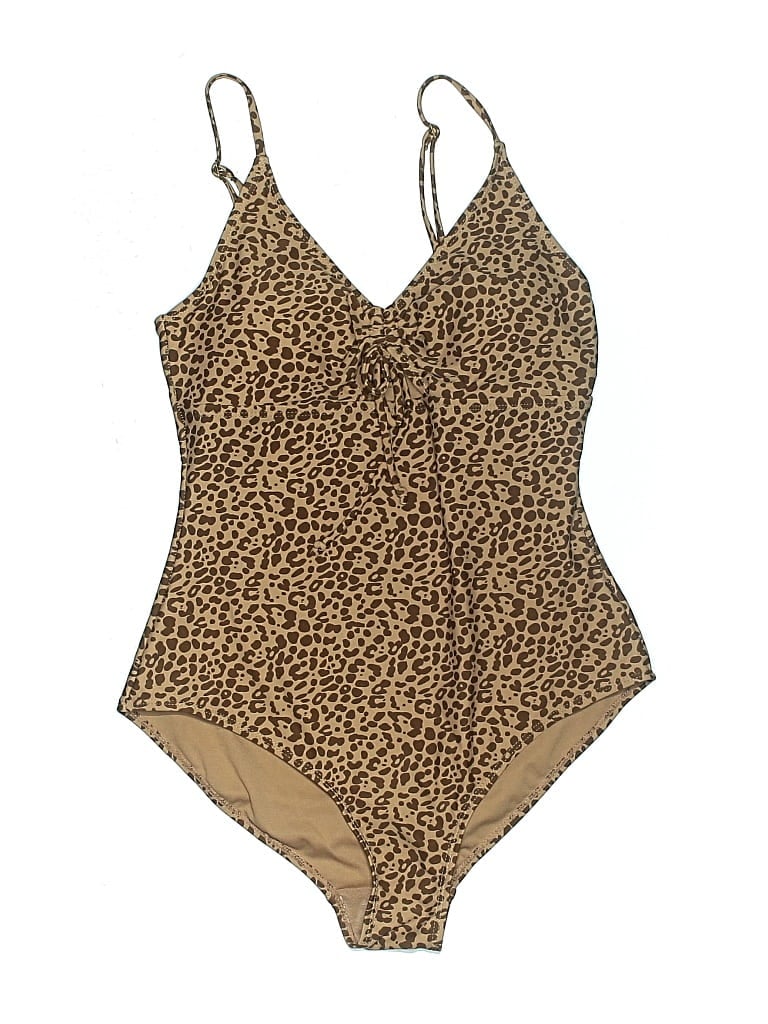 Pre-owned Jones New York One Piece Swimsuit In Brown