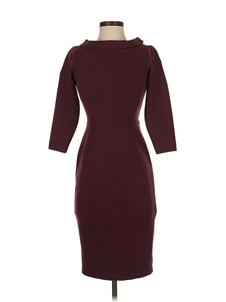 Pre-owned Boden Cocktail Dress In Burgundy