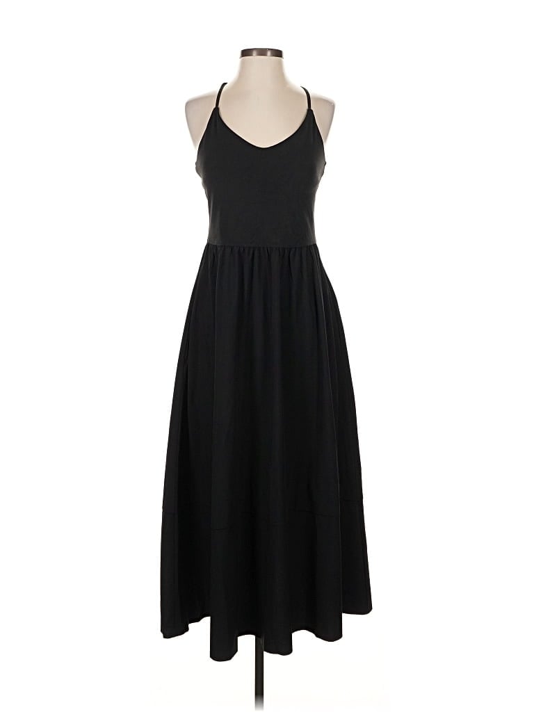 Pre-owned Athleta Casual Dress In Black