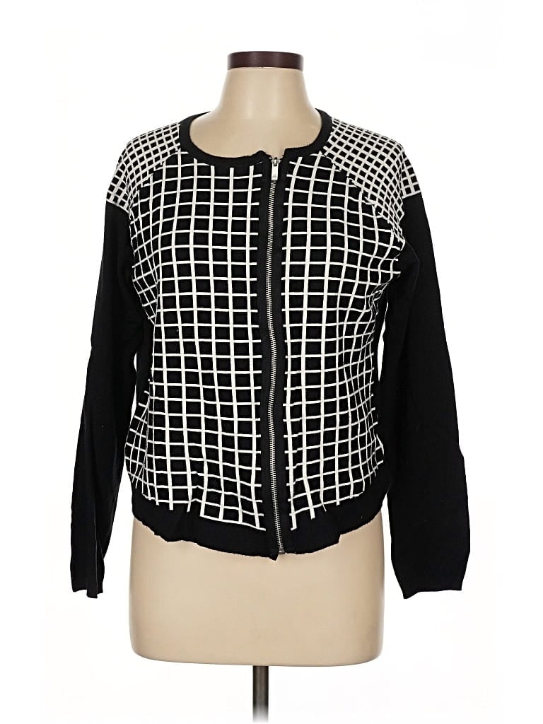 Pre-owned Dennis By Dennis Basso Cardigan Sweater In Black