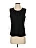 Effortless Style by citiknits Black Sleeveless Blouse Size S - photo 1