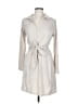 Emily Daniels Metallic Silver Casual Dress Size L - photo 1