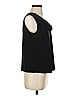 Effortless Style by citiknits Black Sleeveless Blouse Size S - photo 4