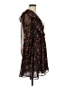 MNG Floral Black Cocktail Dress Size 8 - photo 4