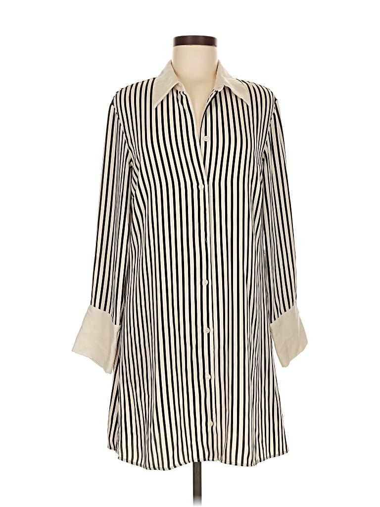Pre-owned H&m Casual Dress In White