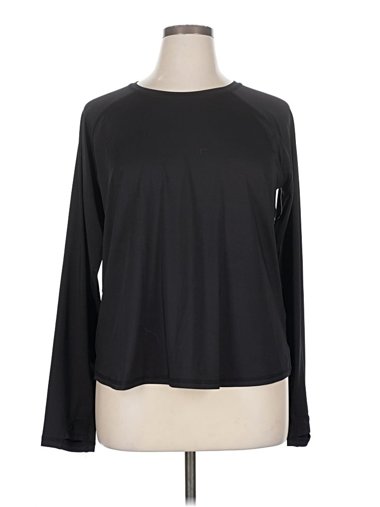 Tek Gear Long Sleeve T-shirt In Black