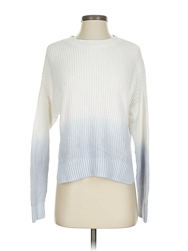 Pre-owned Ann Taylor Pullover Sweater In White