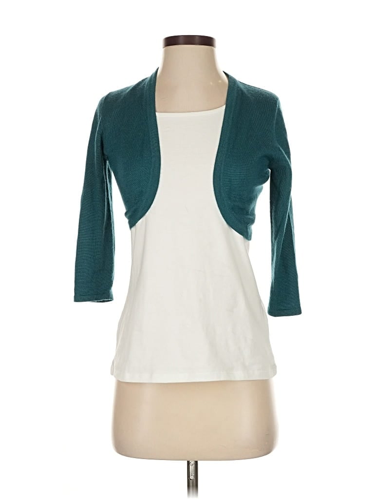 Pre-owned Oscar De La Renta Shrug In Blue