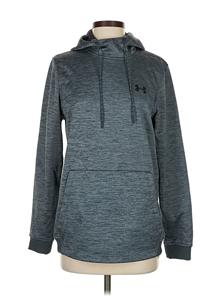 Pre-owned Under Armour Pullover Hoodie In Gray