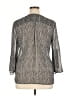Covington 100% Polyester Gray 3/4 Sleeve Blouse Size XL - photo 2