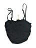 Second Skin Solid Black Swimsuit Top Size S - photo 2