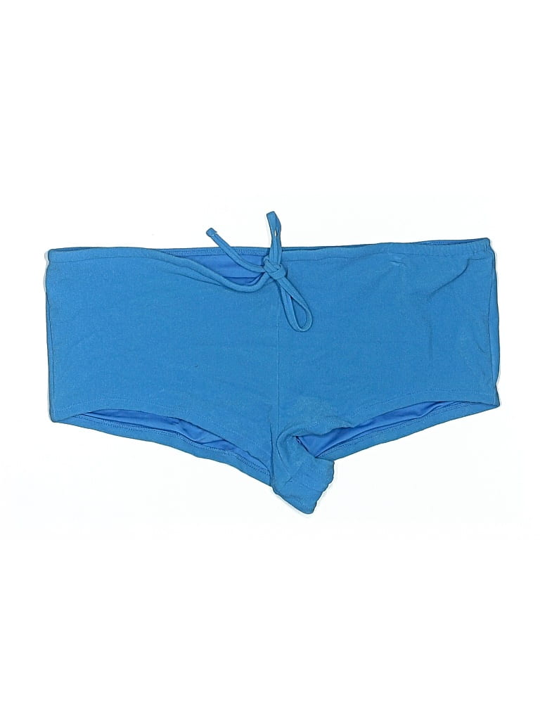 Pre-owned Aerie Swimsuit Bottoms In Blue