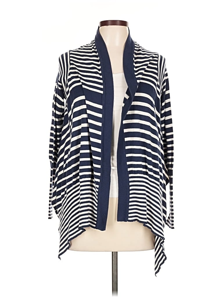 Pre-owned Hooked Up Cardigan Sweater In Blue