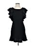 BCBGeneration 100% Polyester Solid Black Cocktail Dress Size 4 - photo 1