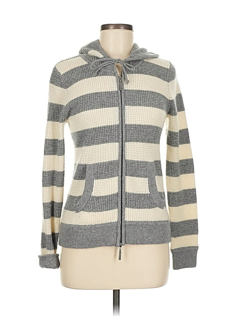 Pre-owned Vince Cardigan Sweater In Gray