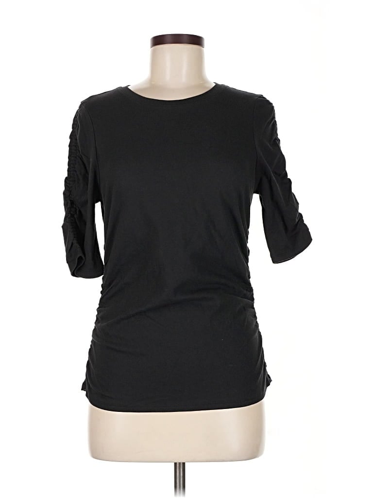 Pre-owned Rag & Bone 3/4 Sleeve T-shirt In Black