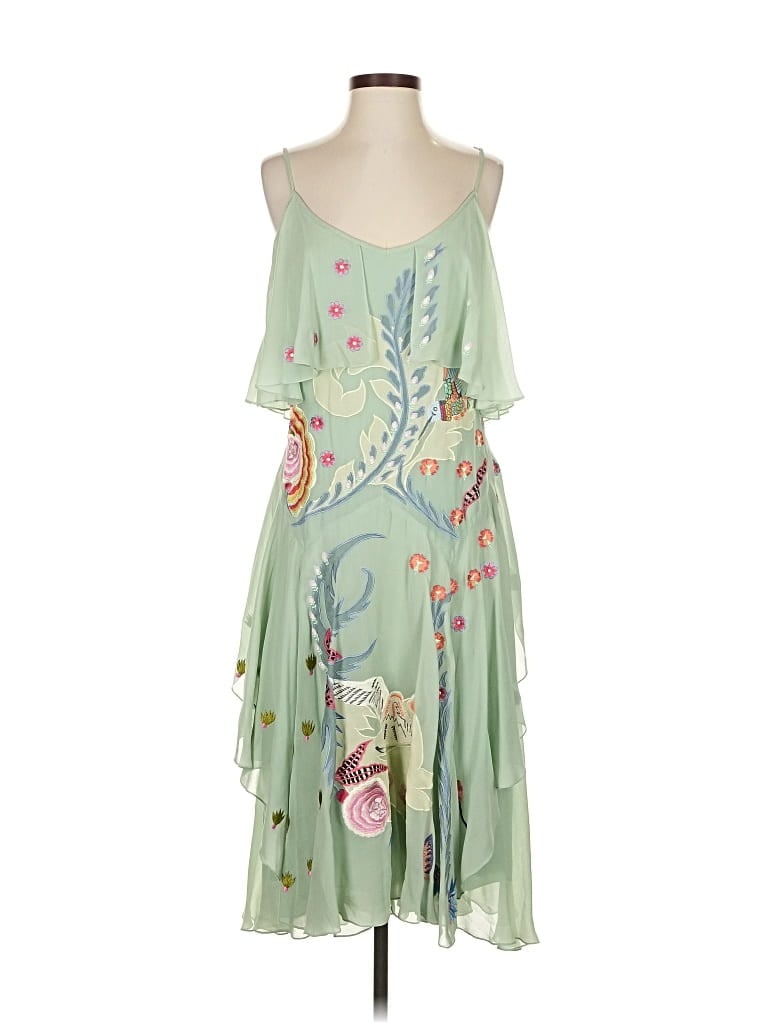 Pre-owned Temperley London Cocktail Dress In Green