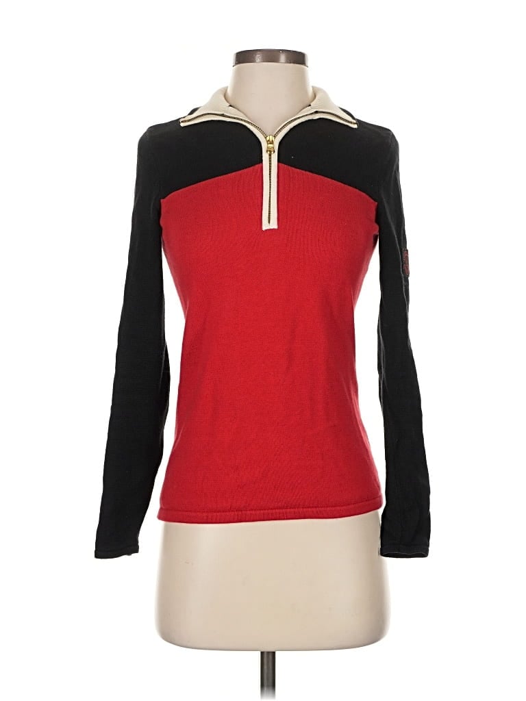 Pre-owned Polo Ralph Lauren Pullover Sweater In Red