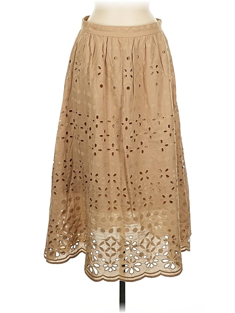 Pre-owned Ann Taylor Casual Skirt In Brown