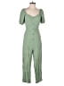 Lulus Solid Green Jumpsuit Size S - photo 1
