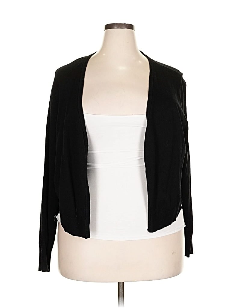 Pre-owned Torrid Cardigan Sweater In Black