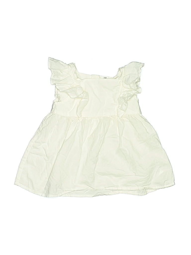Pre-owned H&m Kids' Dress In White