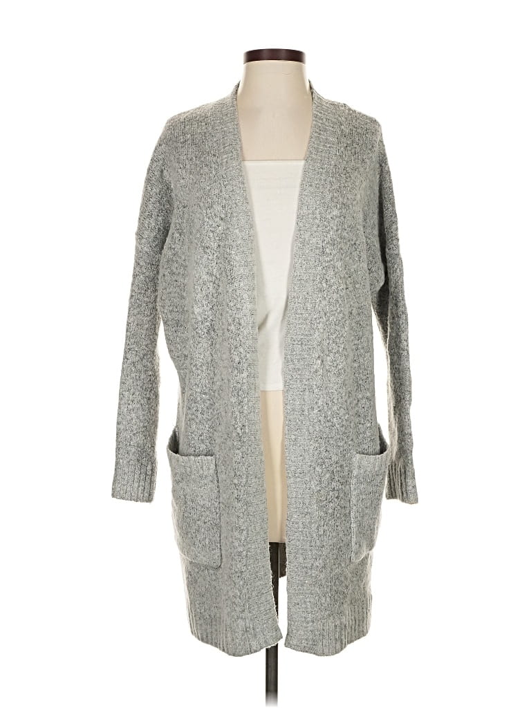 Pre-owned Forever 21 Cardigan Sweater In Gray