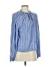 Evereve 100% Rayon Blue Long Sleeve Blouse Size S - photo 1