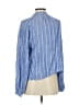 Evereve 100% Rayon Blue Long Sleeve Blouse Size S - photo 2