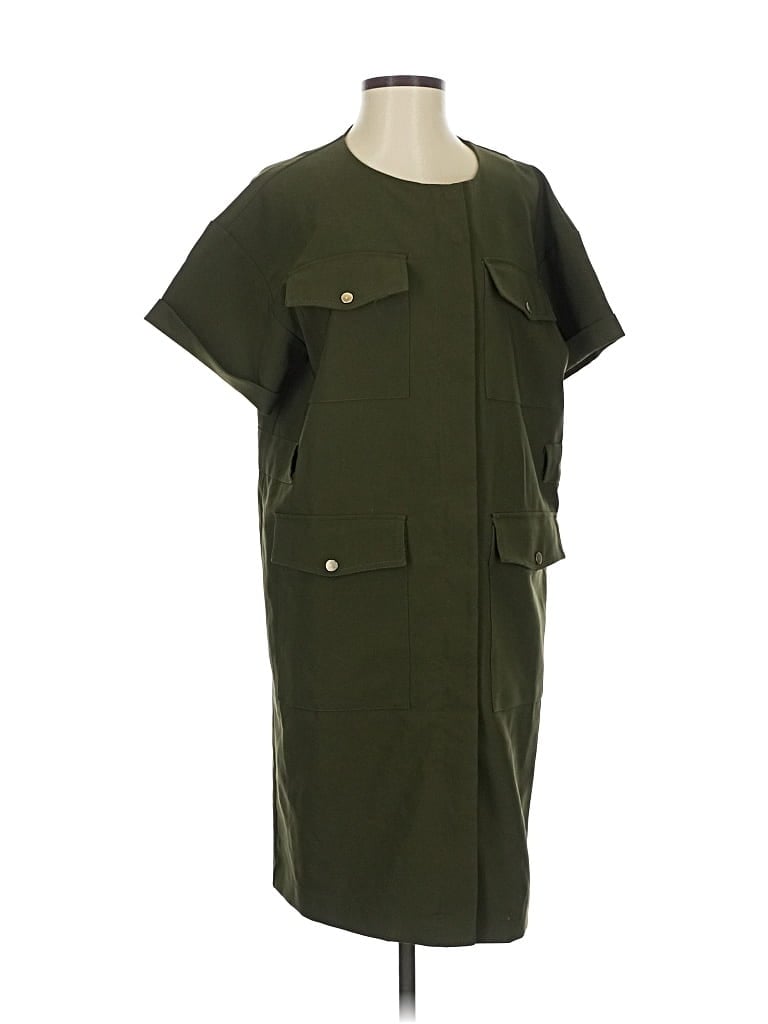 Pre-owned New York And Company Casual Dress In Green