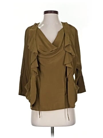 J.Crew 3/4 Sleeve Silk Top (view 1)