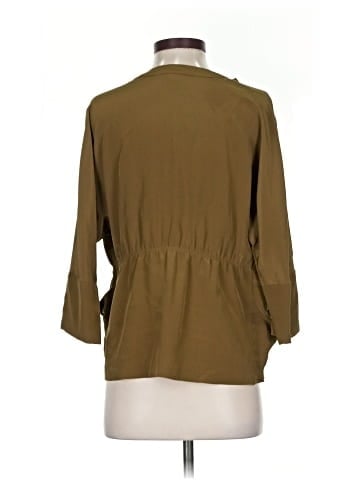 J.Crew 3/4 Sleeve Silk Top (view 2)