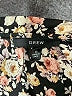 Drew 100% Polyester Floral Black Casual Dress Size S - photo 7