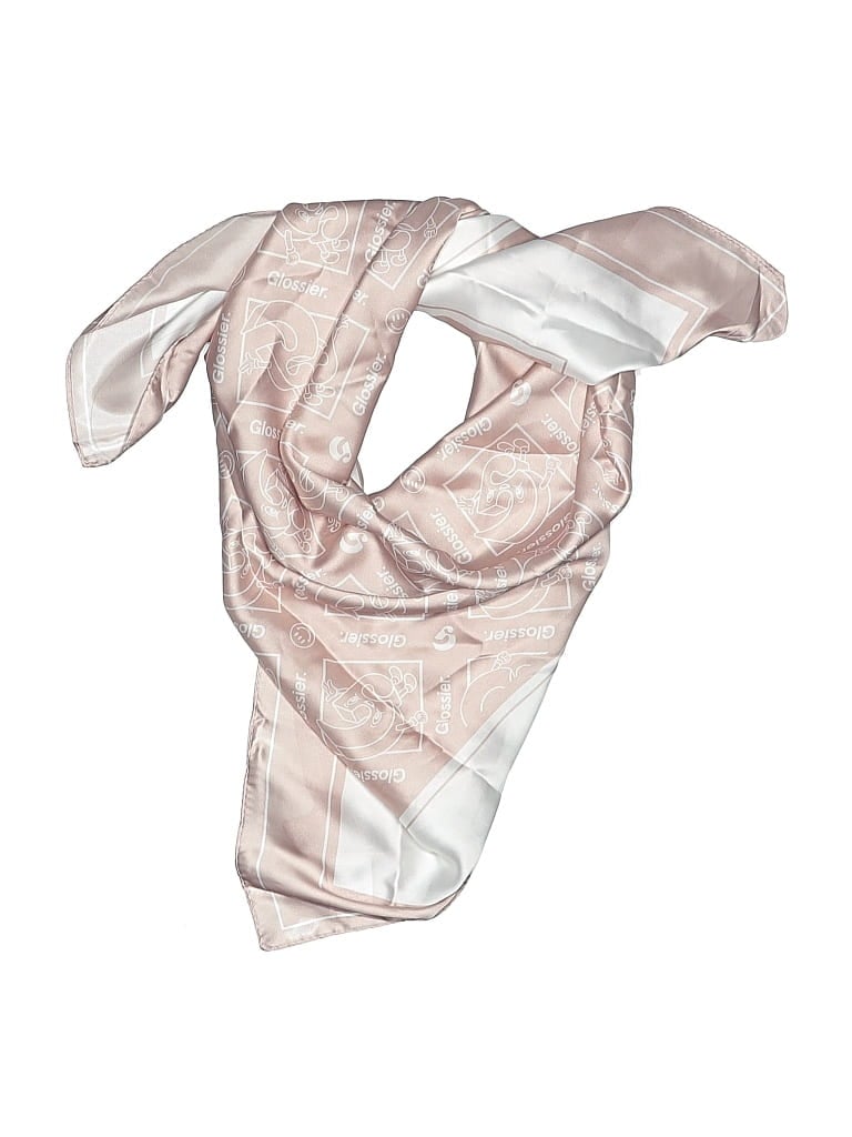 Pre-owned Glossier Scarf In Pink