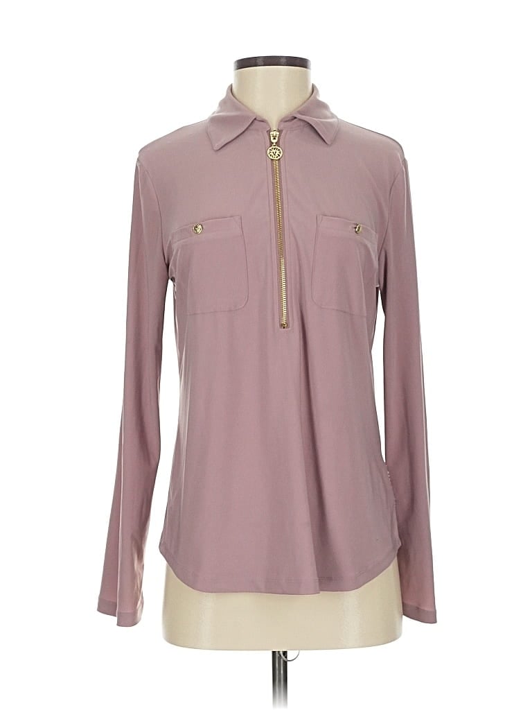 Pre-owned Anne Klein Cardigan Sweater In Purple