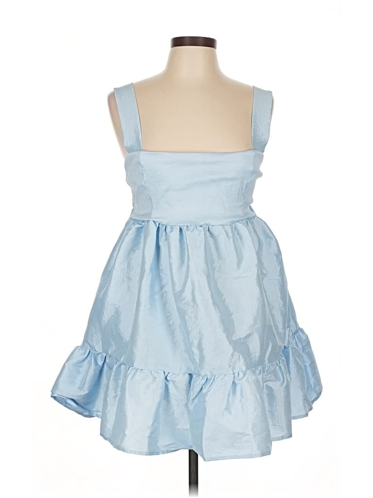 Pre-owned Lucy In The Sky Cocktail Dress In Blue