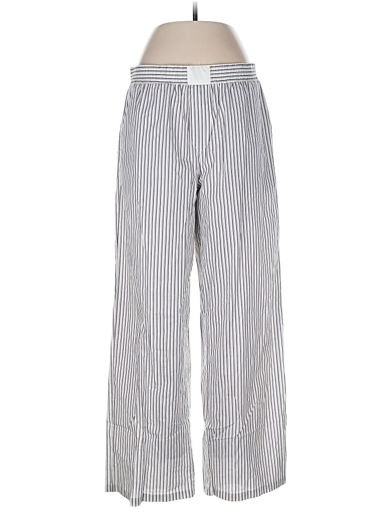 Pre-owned Lioness Casual Pants In Silver