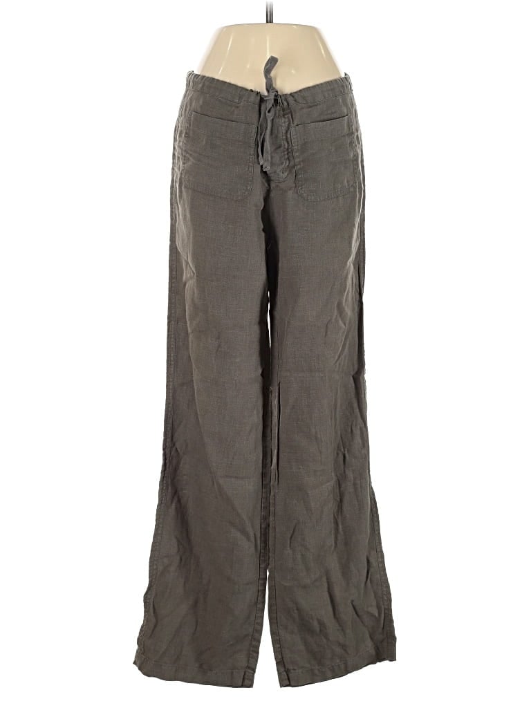 Pre-owned Vince Linen Pants In Gray