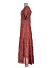 Max Studio 100% Polyester Paisley Red Casual Dress Size XS (estimated) - photo 5