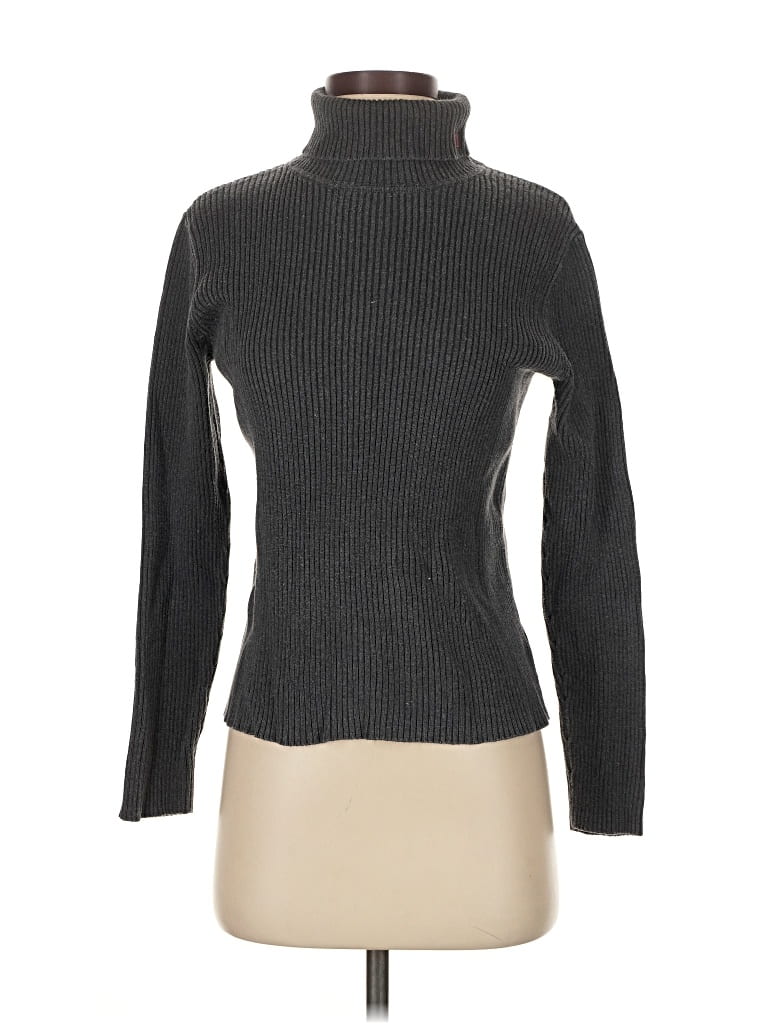 Pre-owned Polo Ralph Lauren Turtleneck Sweater In Gray