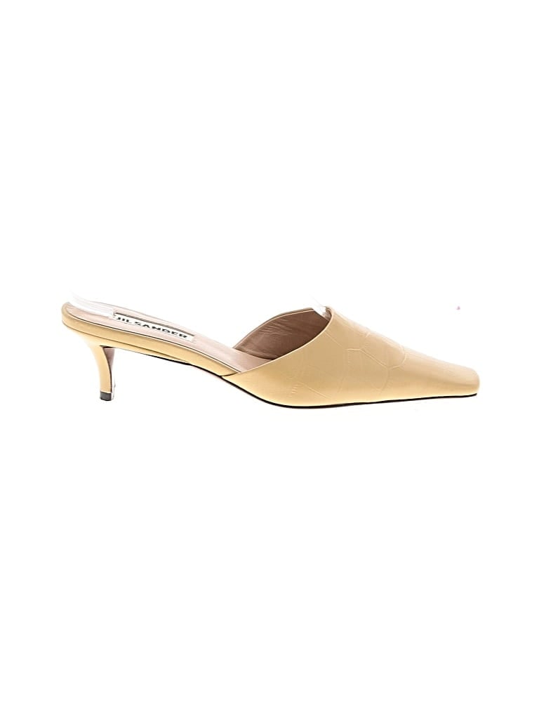 Pre-owned Jil Sander Mule/clog In White