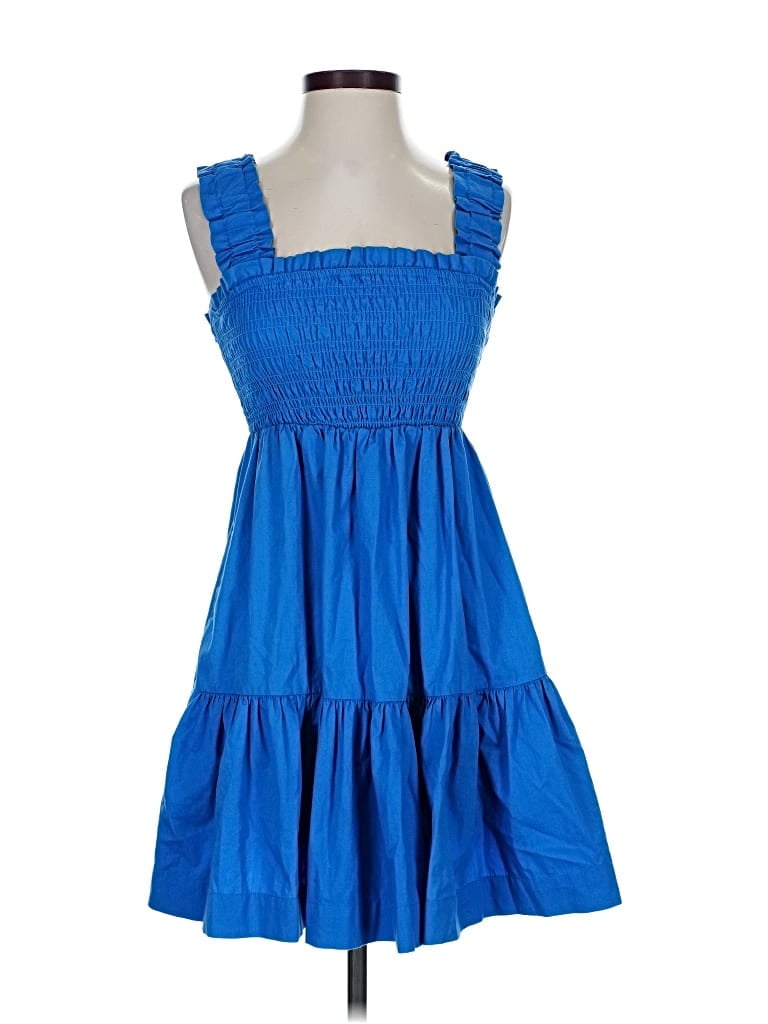 Pre-owned Abercrombie & Fitch Casual Dress In Blue