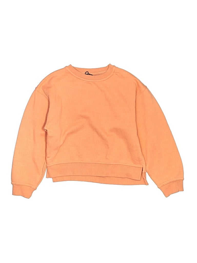 Pre-owned Zara Kids' Sweatshirt In Orange