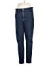 J.Crew Solid Blue Jeans Size 32 waist - photo 1
