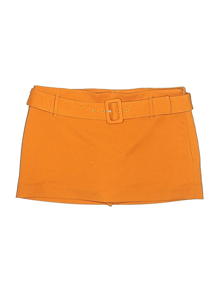 Pre-owned Express Casual Skirt In Orange